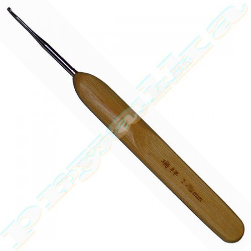 Крючок с эргономической бамбуковой ручкой (Китай)