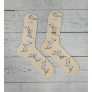 Блокатор для носков 2шт, 34-35р, Котики