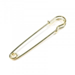 Булавка шляпная 38 мм золото