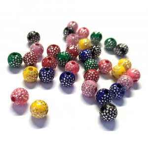 Бусины 8 мм "Горох"