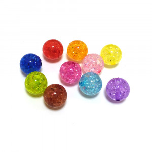 Бусины "Битое стекло" 12 мм