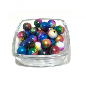 Бусины 12 мм "Хамелеон"