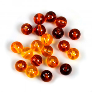 Бусины "Янтарь" 12 мм пластиковая 