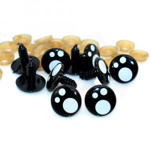 Глазки для игрушек с бликами