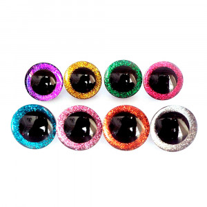 Глазки с искоркой 10 мм