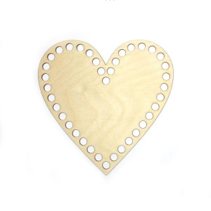 Донышко для корзинок "Сердце" 15*15