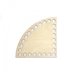 Донышко R 10см для корзинок (четверть круга) 