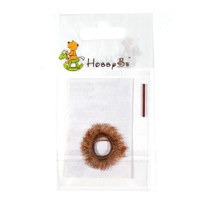 Ресницы 8мм 20см коричневый ( EYL-2)