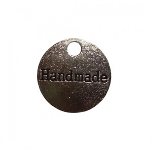 Пришивной элемент HM "Круг" серебро