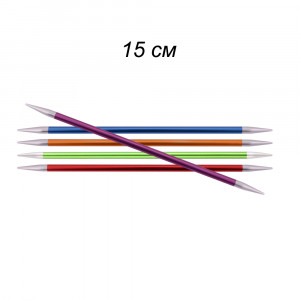 Спицы 15 cm Zing KnitPro носочные 