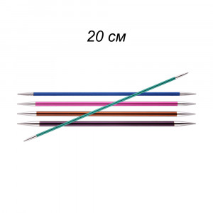 Спицы 20 cm Zing KnitPro носочные