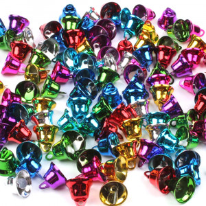 Колокольчик декоративный 11мм (набор 10 шт) МИКС 