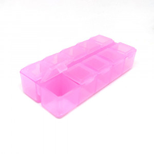 Контейнер для бисера розовый