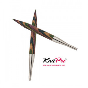 Спицы-наконечники KnitPro короткие деревянные Simfonie Wood