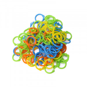 Маркировочные кольца 15 мм закрывающиеся (10 шт.) Китай