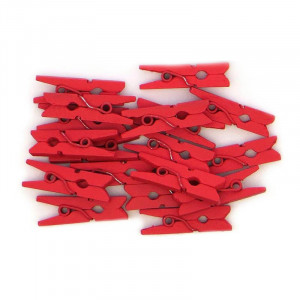 Мини-прищепка красная