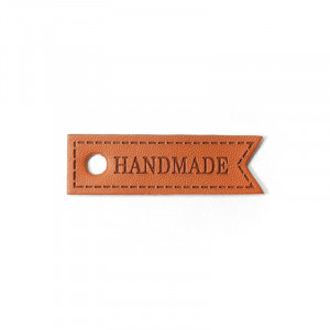 Нашивка "Hand made" 50*15 флажок