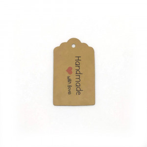 Бирка "HM" без нити 3*5 см