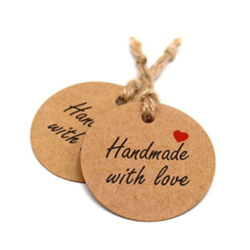 Бирка "HM with love" бурая Бирка "HM with love" бурая