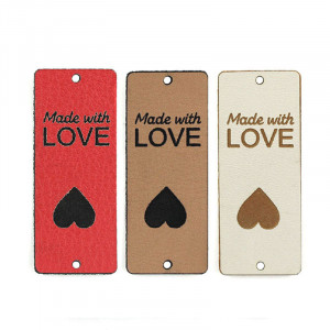 Бирки "Made with LOVE"