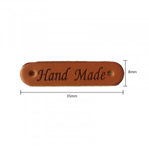 Нашивка "Hand made" 35*8 мм