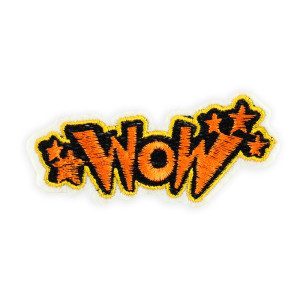 Патч клеевой "WOW"
