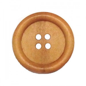 Пуговица деревянная 25мм тонированная