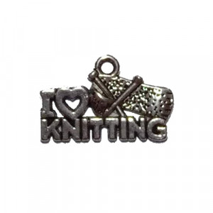 Подвеска "I love knitting"