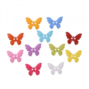 Пуговицы пластиковые "Бабочка" 0112