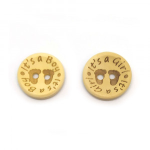 Пуговица деревянная 20 мм (BG)