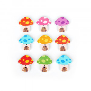 Пуговицы деревянные "Гриб" 0109