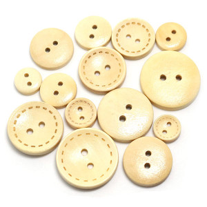 Пуговицы деревянные "Строчка"