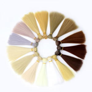 Трессы для кукол 15 см (прямые)