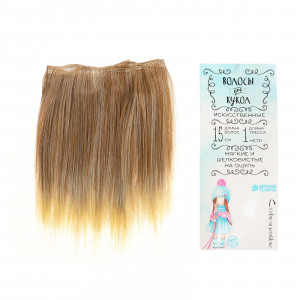 Трессы для кукол 15 см прямые "Школа талантов" LSA051